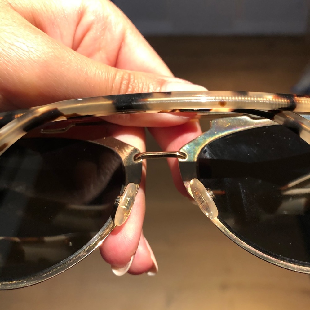 DIOR reflective PRE-70 Gray HAVANA/BROWN sunglasse - Picture 12 of 14